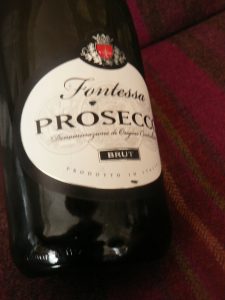 Bottle of Prosecco with the gadget free break